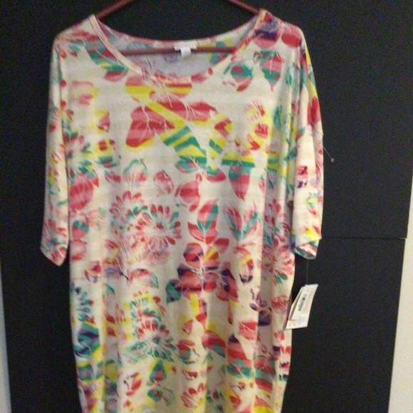 LulaRoe Irma-T, SizeM, mixed colors - Picture 1 of 3
